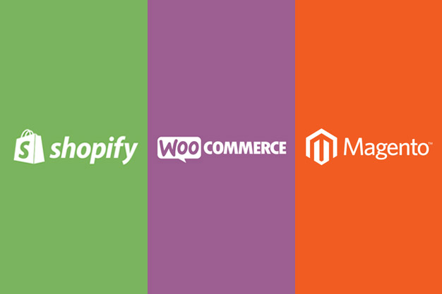 Comparison between Shopify, Woocommerce and Magento